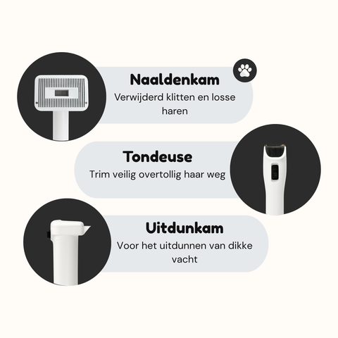 FurVac – 6-in-1 Pet Grooming Vacuum