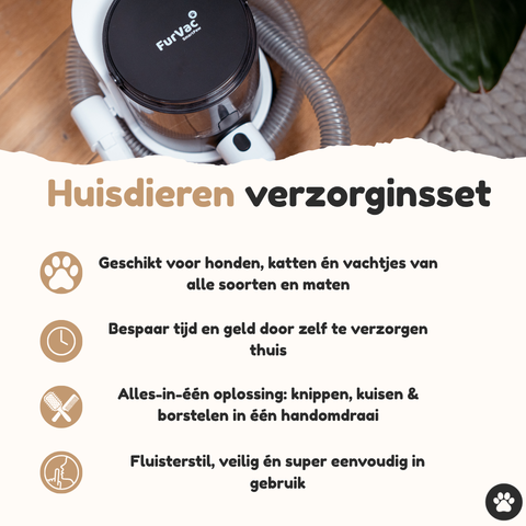 FurVac – 6-in-1 Pet Grooming Vacuum