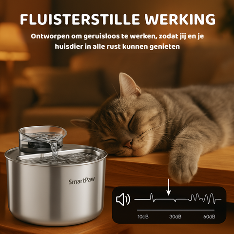 Automatic waterfontain - HydroBuddy - 4L - Chrome