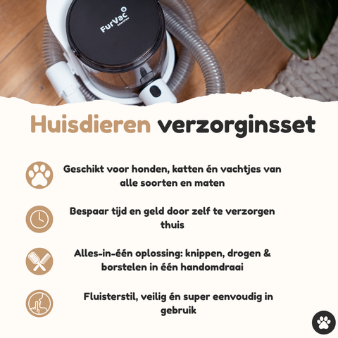 FurVac – 6-in-1 Pet Grooming Vacuum