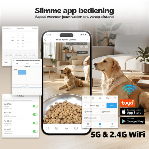FeedMate - Best Smart Automatic Pet Feeder for Cats & Dogs - 5L