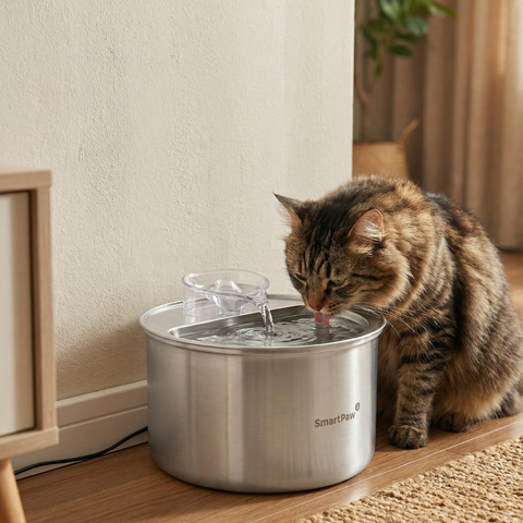 Automatic waterfontain - HydroBuddy - 4L - Chrome