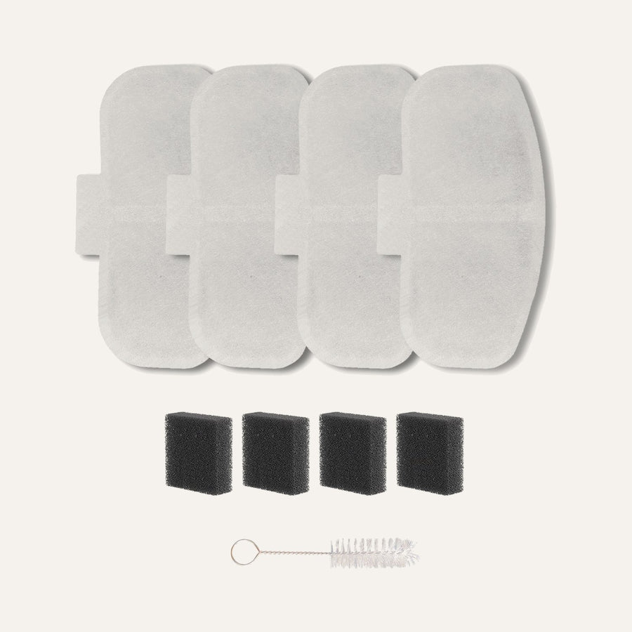 HydroBuddy carbon and foam filters