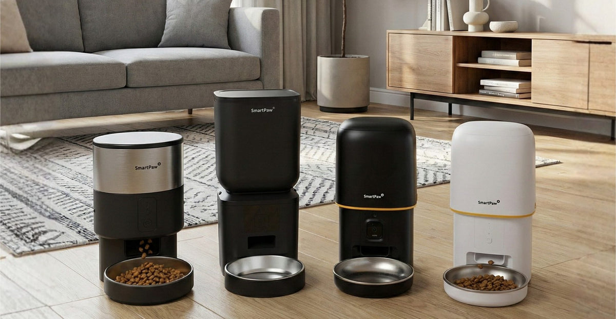 Distributeurs de croquettes pour chat et chien